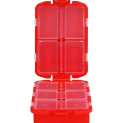 TABLETTENBOX mit 10-Fächern farbig sortiert 1 St