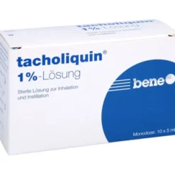 TACHOLIQUIN 1% Lösung für einen Vernebler Monodose 10X5 ml