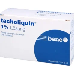 TACHOLIQUIN 1% Lösung für einen Vernebler Monodose 10X5 ml