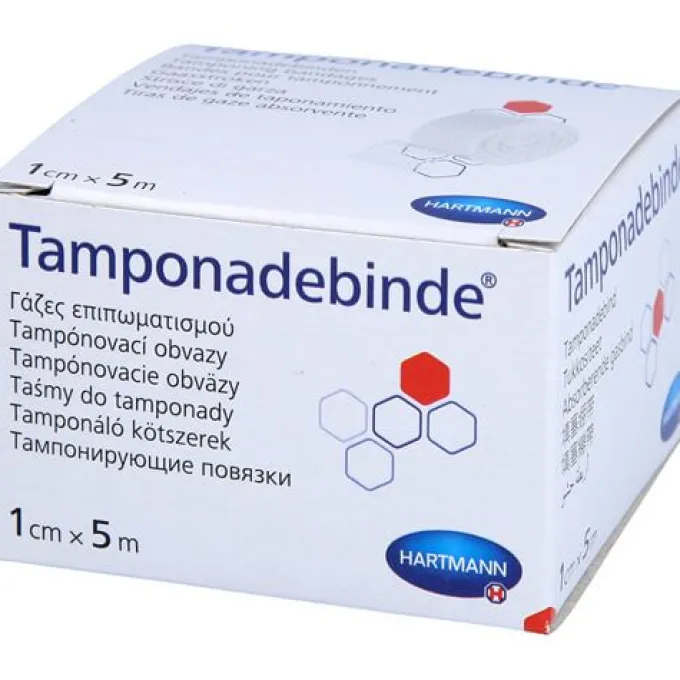 TAMPONADEBINDE 1 cmx5 m steril Hartmann 1 St