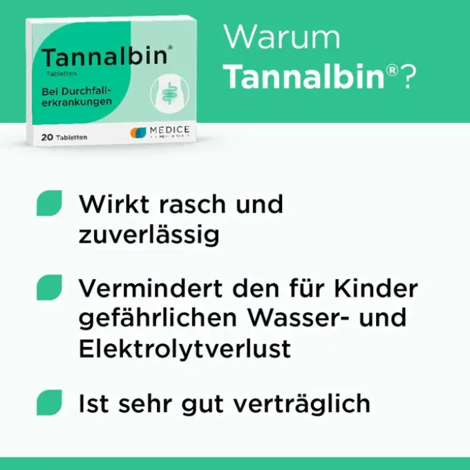 TANNALBIN Tabletten 20 St