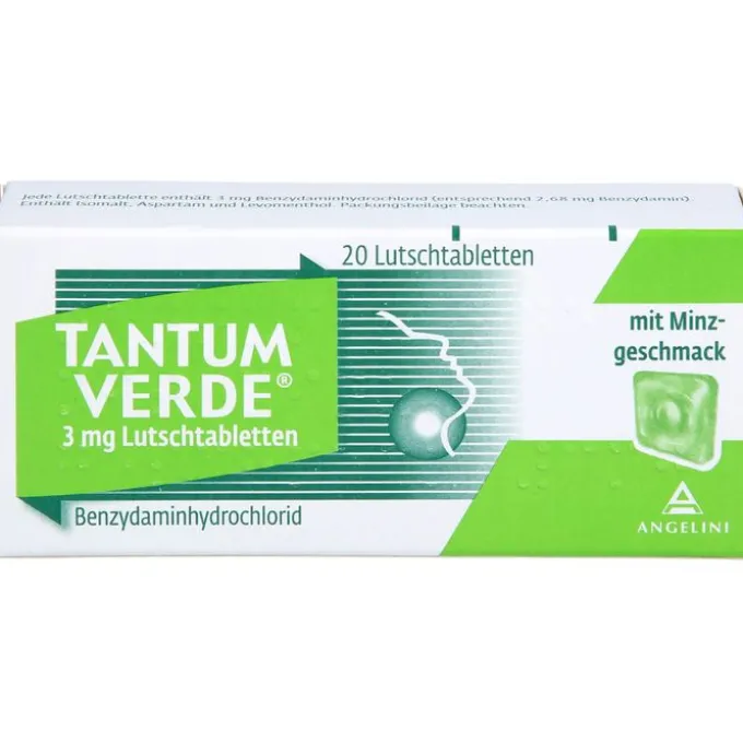 TANTUM VERDE 3 mg Lutschtabl.m.Minzgeschmack 20 St