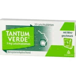 TANTUM VERDE 3 mg Lutschtabl.m.Minzgeschmack 20 St