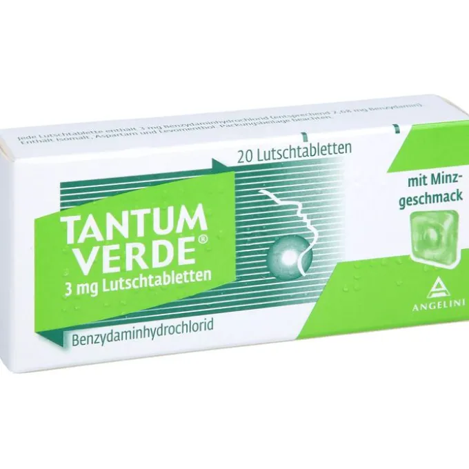 TANTUM VERDE 3 mg Lutschtabl.m.Minzgeschmack 20 St