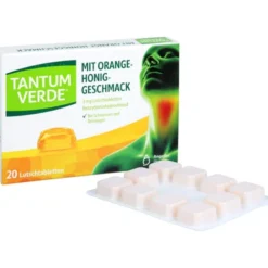 TANTUM VERDE 3 mg Lutschtabl.m.Orange-Honiggeschm. 20 St