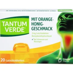 TANTUM VERDE 3 mg Lutschtabl.m.Orange-Honiggeschm. 20 St