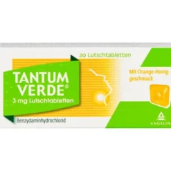 TANTUM VERDE 3 mg Lutschtabl.m.Orange-Honiggeschm. 20 St
