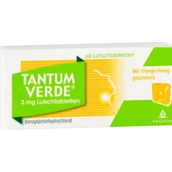 TANTUM VERDE 3 mg Lutschtabl.m.Orange-Honiggeschm. 20 St