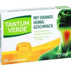TANTUM VERDE 3 mg Lutschtabl.m.Orange-Honiggeschm. 20 St