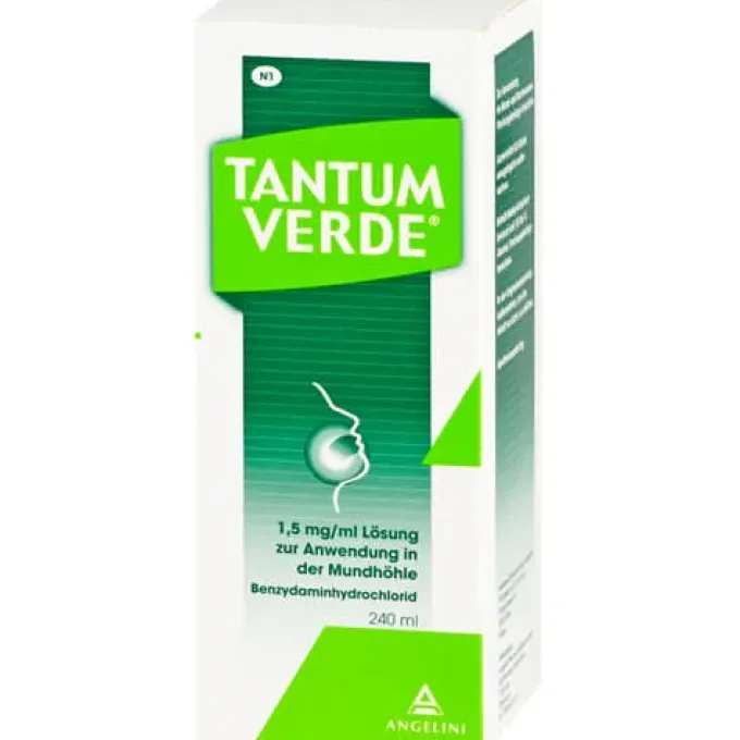 TANTUM VERDE 1,5 mg/ml Lösung z.Anw.i.d.Mundhöhle 240 ml