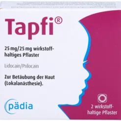 TAPFI 25 mg/25 mg wirkstoffhaltiges Pflaster 2 St