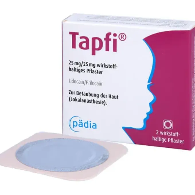 TAPFI 25 mg/25 mg wirkstoffhaltiges Pflaster 2 St