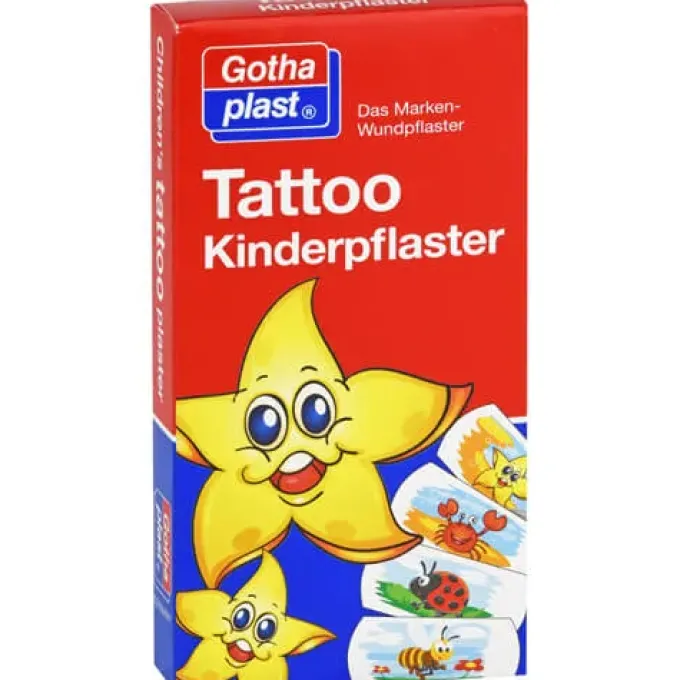 TATTOO Kinderpflaster 25x57 mm 8 St
