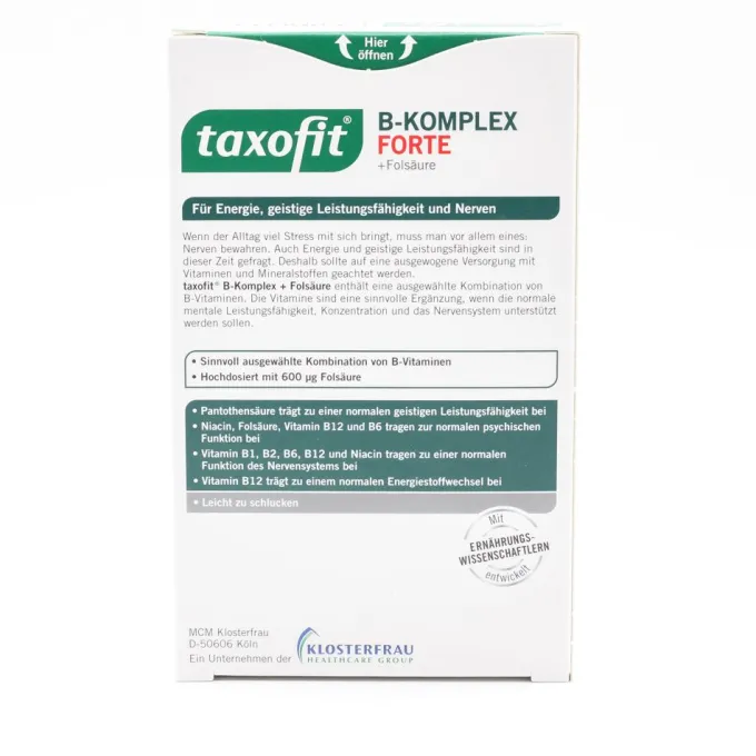 TAXOFIT B-Komplex Tabletten 40 Stück