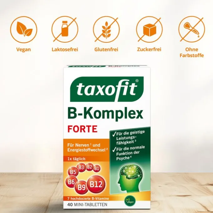 TAXOFIT B-Komplex Tabletten 40 Stück