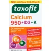 TAXOFIT Calcium 950+D3+K Tabletten 30 Stück