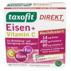 TAXOFIT Eisen+Vitamin C Direkt Granulat 20 Stück
