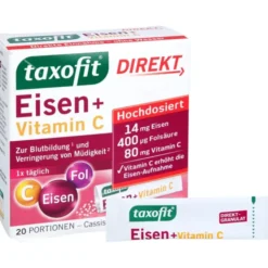 TAXOFIT Eisen+Vitamin C Direkt Granulat 20 Stück