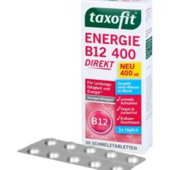 TAXOFIT Energie B12 400 Direkt Schmelztabletten 30 Stück