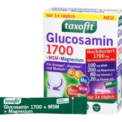 TAXOFIT Glucosamin 1700+MSM+Magnesium Sticks 20X4 g