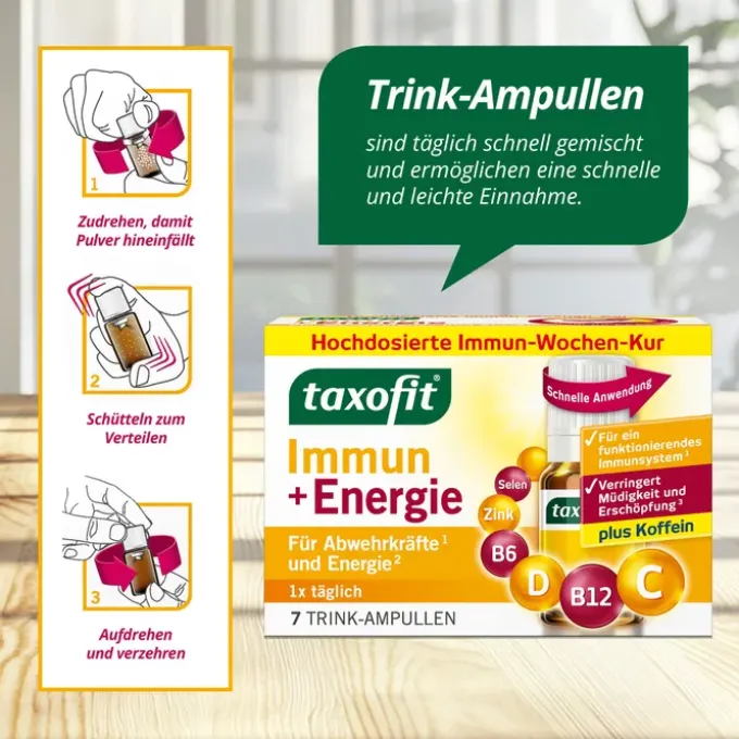 TAXOFIT Immun & Energie Trinkampullen 7 Stück