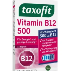 TAXOFIT Vitamin B12 500 Minitabletten 30 Stück