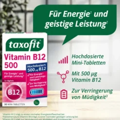 TAXOFIT Vitamin B12 500 Minitabletten 30 Stück