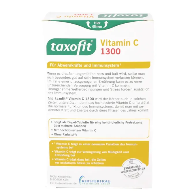 TAXOFIT Vitamin C 1300 Tabletten 30 Stück