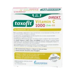 TAXOFIT Vitamin C 1000+Zink+D3 Direkt Granulat 20 Stück