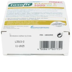 TAXOFIT Vitamin C 1000+Zink+D3 Direkt Granulat 20 Stück