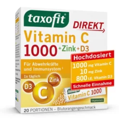 TAXOFIT Vitamin C 1000+Zink+D3 Direkt Granulat 20 Stück