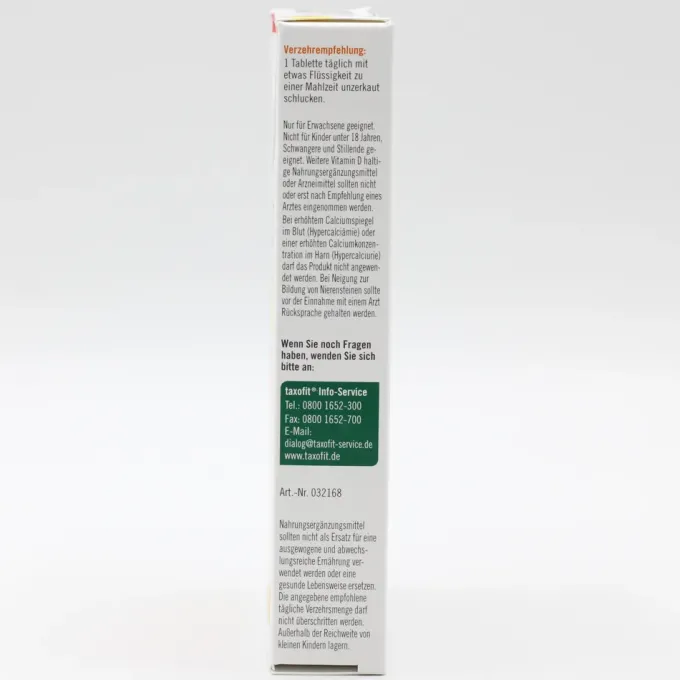 TAXOFIT Vitamin D3 2500 I.E. Tabletten 50 Stück