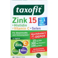 TAXOFIT Zink+Histidin+Selen Depot Tabletten 40 Stück
