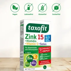 TAXOFIT Zink+Histidin+Selen Depot Tabletten 40 Stück