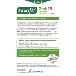 TAXOFIT Zink+Histidin+Selen Depot Tabletten 40 Stück
