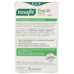 TAXOFIT Zink+Histidin+Selen Depot Tabletten 40 Stück