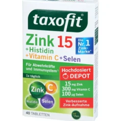 TAXOFIT Zink+Histidin+Selen Depot Tabletten 40 Stück