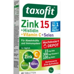 TAXOFIT Zink+Histidin+Selen Depot Tabletten 40 Stück
