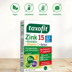 TAXOFIT Zink+Histidin+Selen Depot Tabletten 40 Stück