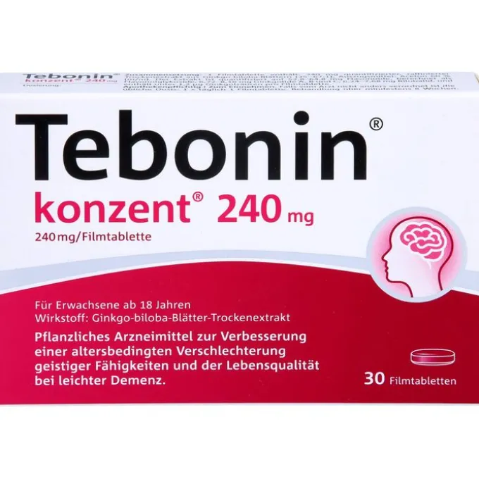 TEBONIN konzent 240 mg Filmtabletten 30 St