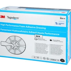 TEGADERM Foam Adhesive FK 6,9x7,6 cm oval 90614 10 St