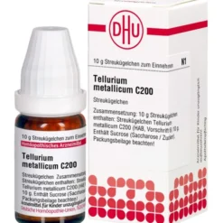 TELLURIUM metallicum C 200 Globuli 10 g