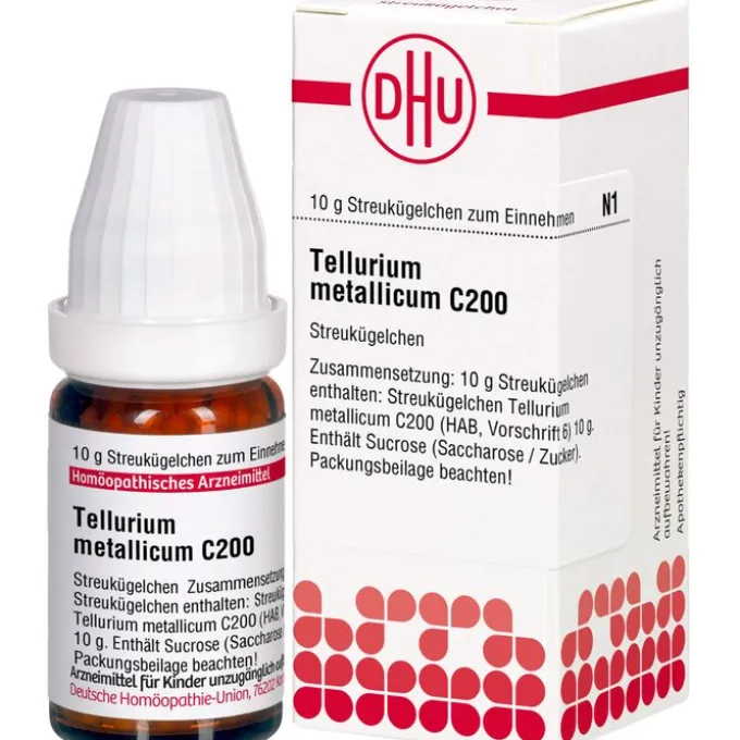 TELLURIUM metallicum C 200 Globuli 10 g