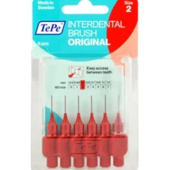 TEPE Interdentalbürste 0,5mm rot 6 St