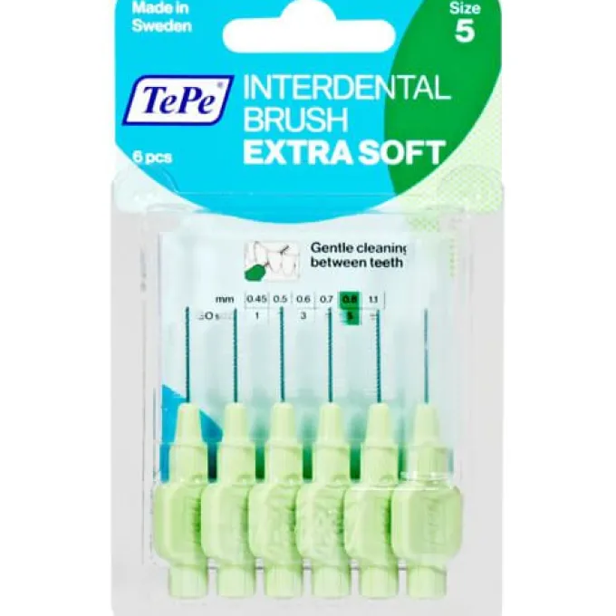 TEPE Interdentalbürste x-weich 0,8mm 6 St