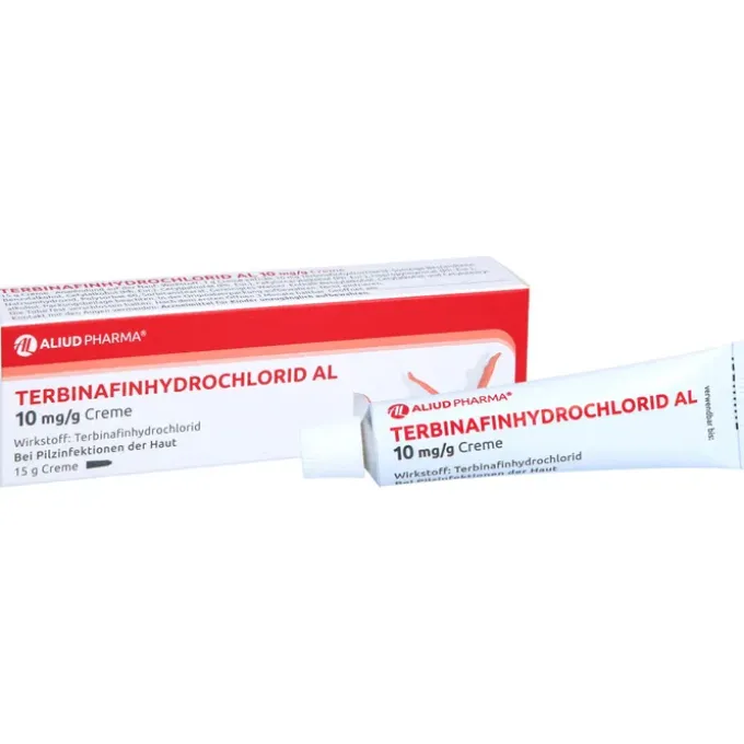 TERBINAFINHYDROCHLORID AL 10 mg/g Creme 15 g