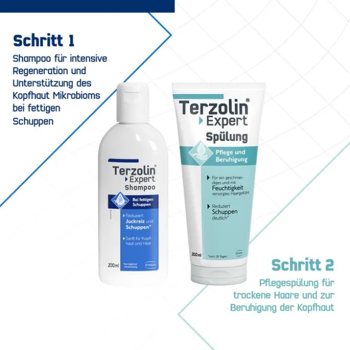 TERZOLIN Expert Shampoo bei fettiger Kopfhaut 200 ml