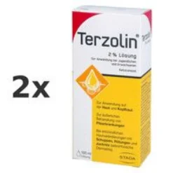 Terzolin® 2% Lösung gegen Schuppen und Juckreiz 2x 100ml