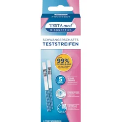 TESTAMED Schwangerschafts Frühtest Teststreifen 1 St