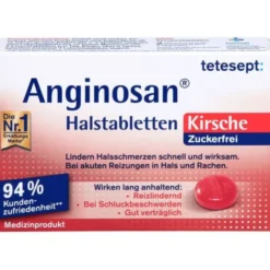 TETESEPT Anginosan Halstabletten zuckerfrei Kirsch 20 St